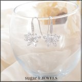 【アクセサリー：ピアス】バタフライモチーフストーンピアス【Fサイズ/1カラー】[OF02]