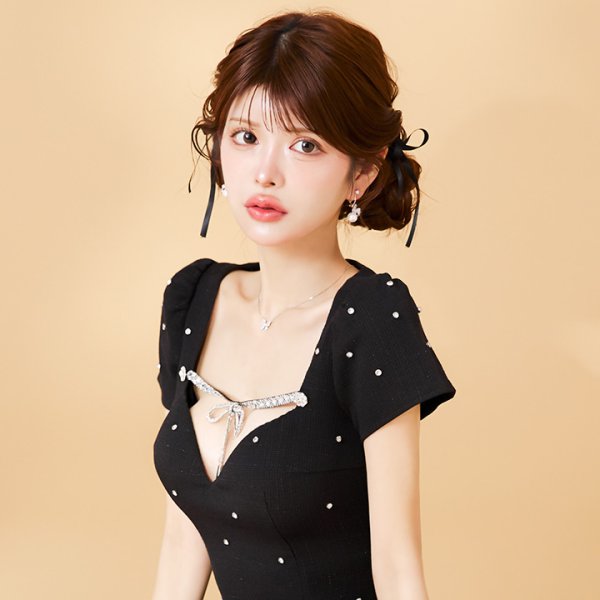画像5: 【アクセサリー：ピアス】ビジューバタフライ大粒パールピアス【Fサイズ/1カラー】[OF02]