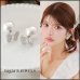 画像1: 【アクセサリー：ピアス】バタフライ大粒パールピアス【1カラー】[OF02] (1)