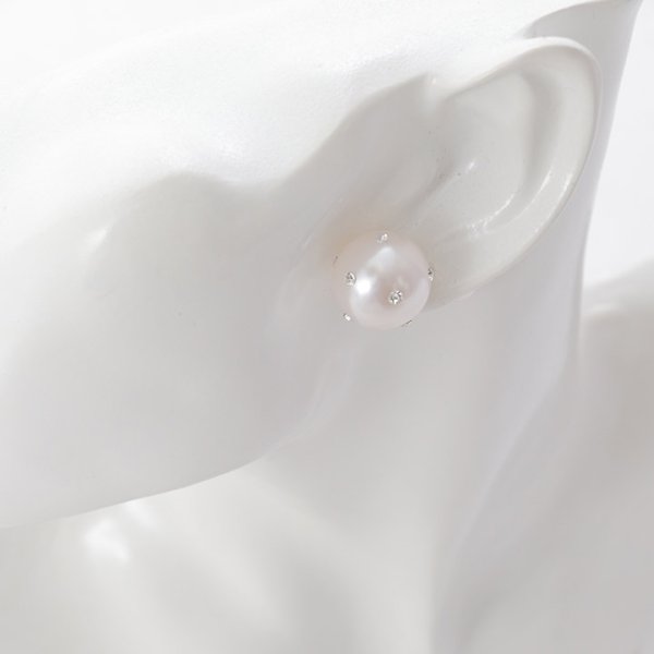画像4: 【アクセサリー：ピアス】大粒パールピアス【Fサイズ/1カラー】[OF02]