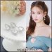 画像1: 【アクセサリー：ピアス】シルバービジュー2連ピアス【1サイズ/1カラー】[OF2] (1)