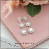 【アクセサリー：ピアス】3連サークルビジューピアス【Fサイズ/1カラー】[OF02]