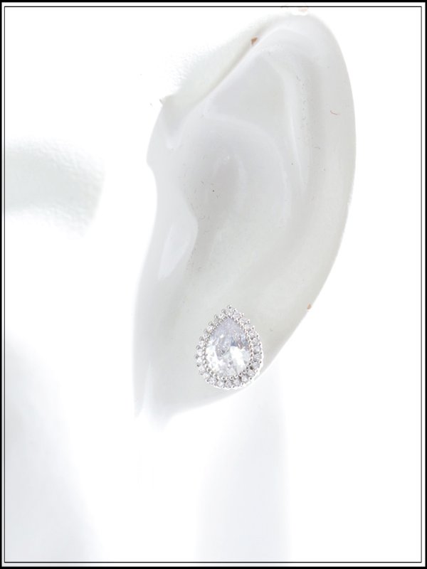 画像4: 【ピアス】ティアドロップストーンピアス【Fサイズ/1カラー】[OF02]