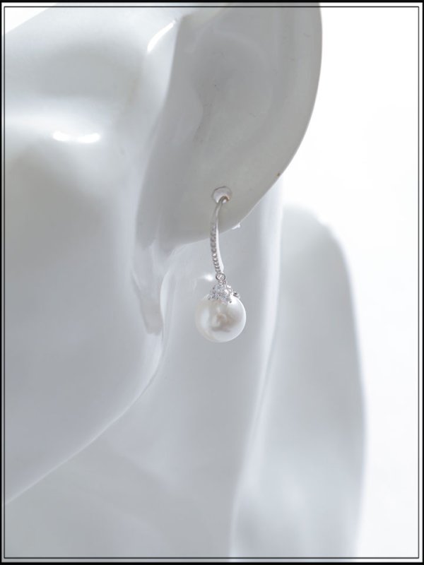 画像2: 【ピアス】フックパールピアス【Fサイズ/1カラー】[OF02]　【YN】