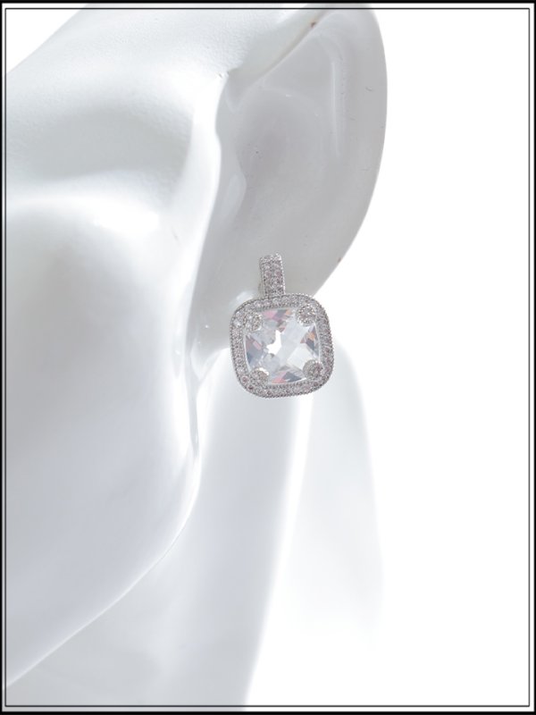 画像4: 【ピアス】スクエアビジューピアス【Fサイズ/1カラー】[OF02]