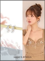 【ピアス】バタフライモチーフパールピアス【Fサイズ/1カラー】[OF03]