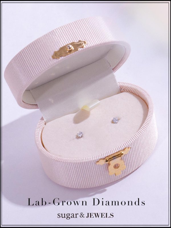 画像2: 【ラボグロウン ダイヤモンド】ダイヤモンドスタッズピアス【Fサイズ/1カラー】[OF09] 