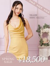 【決算SALE開催中！! 】XSサイズあり【PURESS/ピュアレス】 アシンメトリー/ ドレープショルダー/ ビジュー/ ベルトチェーン/ タイト/ ミニドレス/ キャバドレス[OF5]