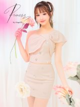 XSサイズあり【PURESS/ピュアレス】ビックリボン/ ワンショルダー/ ビジュー/ セパレード/ タイト/ マイクロミニ/ ミニドレス/ キャバドレス[OF5]