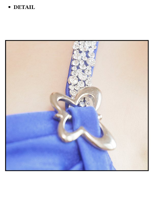 画像19: XSサイズあり【PURESS/ピュアレス】ショルダービジュー / ツイストショルダー/ バストドレープ/ バタフライバックル/ ワンカラー/ タイト/ マイクロミニ/ ミニドレス/ キャバドレス[OF5]