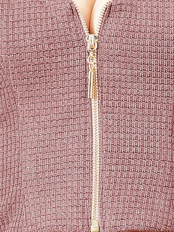 画像47: XSサイズあり【PURESS/ピュアレス】 ショルダースカーフ/ ファスナー/ セパレート/ タイト/ マイクロミニドレス/ セットアップ/ ミニドレス/ キャバドレス[OF5]