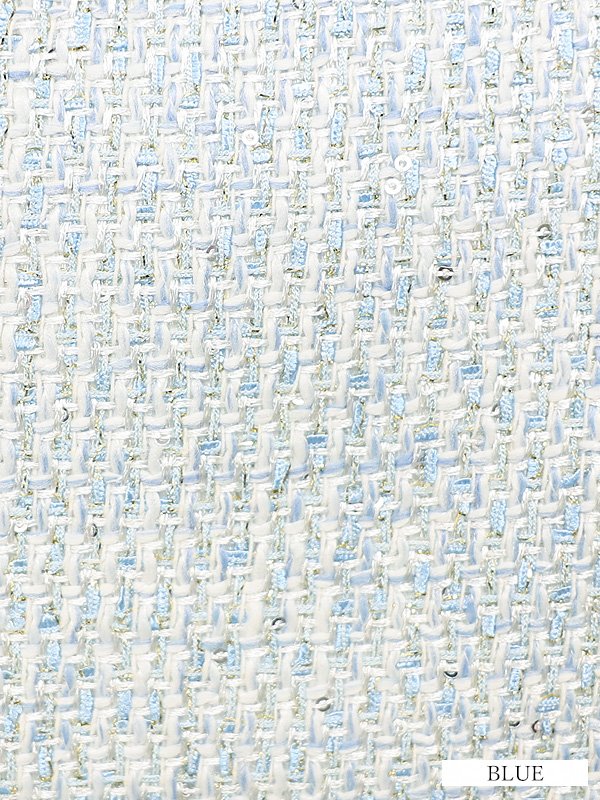 画像11: XSサイズあり【PURESS/ピュアレス】パイピング/ カラー/ ボタン/ チェーン/ ツイード/ セパレート/ フレア/ ミニドレス/ キャバドレス[OF5]