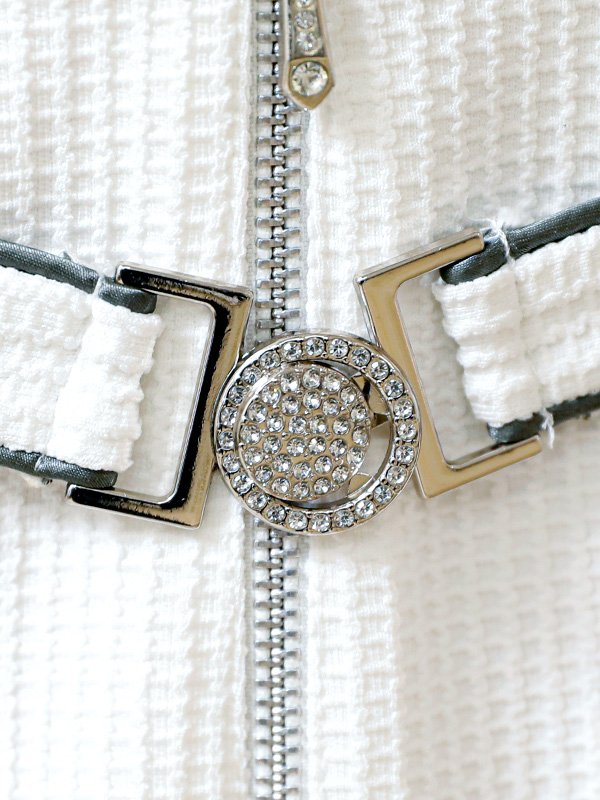 画像8: XSサイズあり【PURESS/ピュアレス】バストレースアップ/ リボン/ ファスナー/ ノースリーブ/ ウエストカット/ タイト/ ミニドレス/ キャバドレス[OF5]