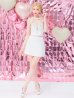 画像8: XSサイズあり【PURESS/ピュアレス】スパンコール/ ビジュー/ セパレート/ フレア/ ミニドレス/ キャバドレス[OF5]
