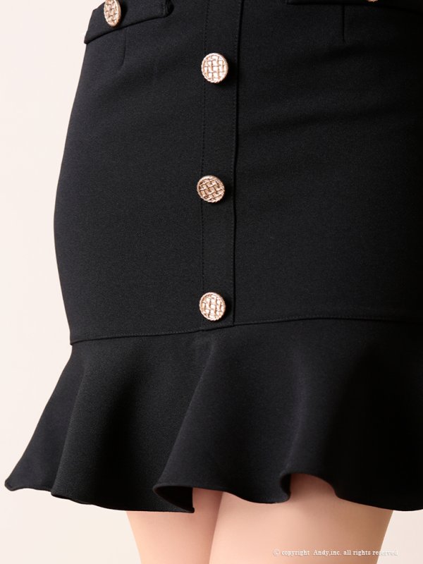 画像25: 【Andy ANDY Fashion Press 07 COLLECTION 02】シアー/ フリルデザイン/ 長袖/ロングスリーブ/ タイト/ ミニドレス/ キャバドレス[OF05]