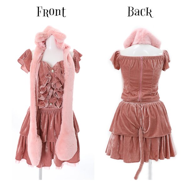 画像9: さくりなちゃんコラボふわふわキャット【ハロウィンコスプレ5点セット】【S?Mサイズ/1カラー】[HC03]