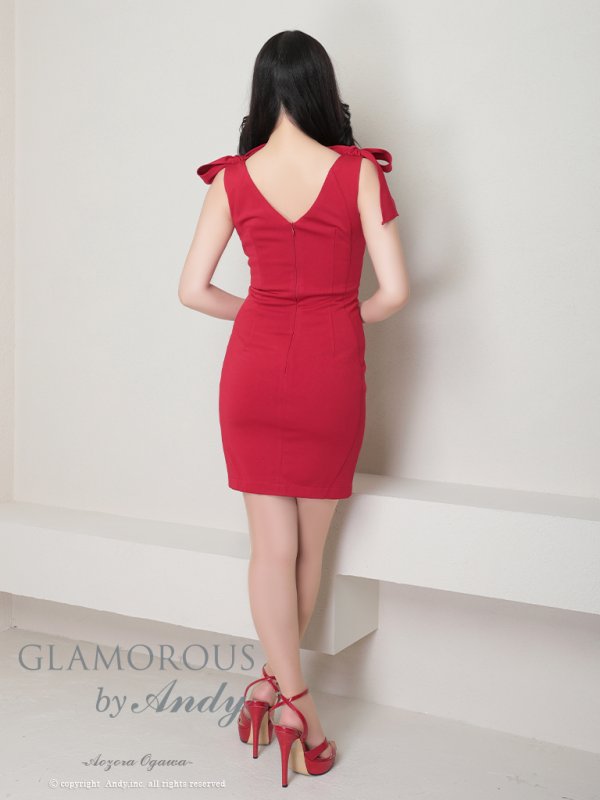 画像25: 【Andy GLAMOROUS/アンディグラマラス】バイカラー/ ワンカラー/ ノースリーブ/ リボンデザイン/ 切り替え/ タイト/ ミニドレス/ キャバドレス[OF05]