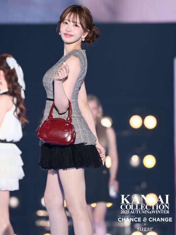 画像3: 【りぼん/関西コレクション着用】XSサイズあり【DEA./ディア】チェック/ ノースリーブ/ ベルトデザイン/ チュール/ フレア/ ワンピース/ ミニドレス/ キャバドレス[OF08]