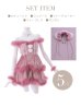 画像12: 【即日発送】桜井莉菜ちゃんコラボ☆ピンクリボンキャット/ハロウィン/サンタ/コスプレ【sugar nine サンタコス 5点セット】【S-Lサイズ/1カラー】[YMT]