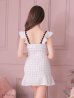 画像4: 【XSサイズあり】【ROBE de FLEURS/ローブドフルール】セットアップ/チェックツイード/スカートパンツ/ミニドレス /キャバドレス[OF2]