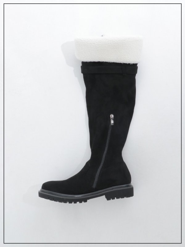 画像5: ベルトボアロングブーツ【37-39サイズ/2カラー】[OF03] 【YN】