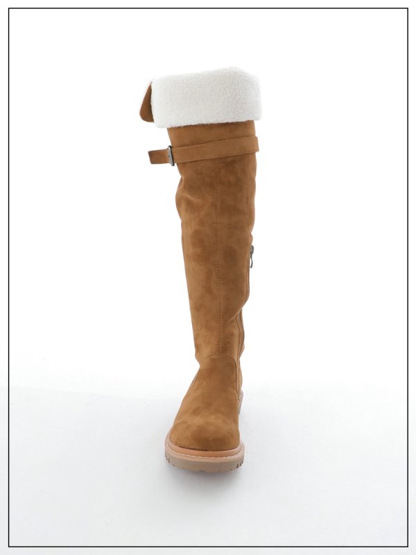 画像7: ベルトボアロングブーツ【37-39サイズ/2カラー】[OF03] 【YN】