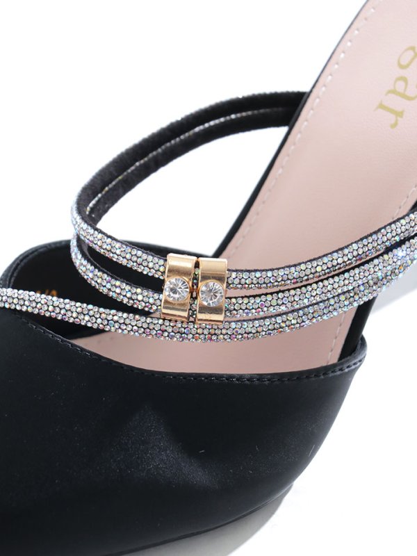 画像6: ラインビジューポインテッドトゥパンプス【35-39サイズ/2カラー】[OF02] 【YN】