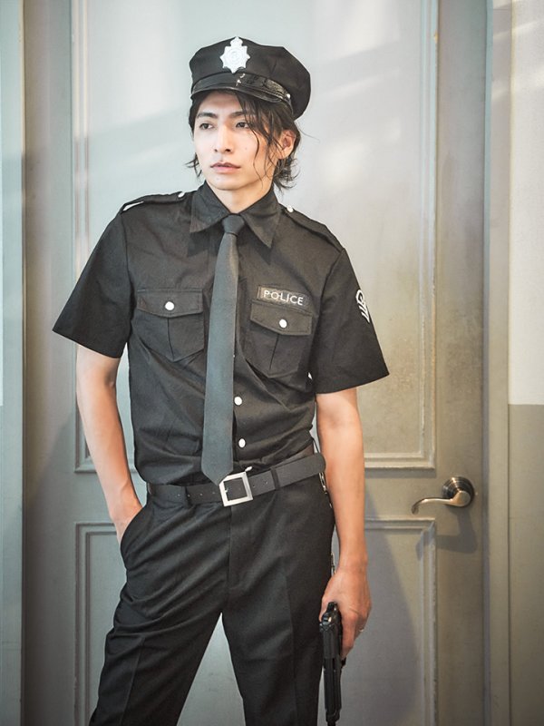 画像26: 【SALE!!】【即日発送】【ハロウィン】 ポリスコスプレ【コスプレ2点セット】【コスプレ5点セット】【XS-XLサイズ】【M-XLサイズ】[OF04-Bg/OF01-Bsv]