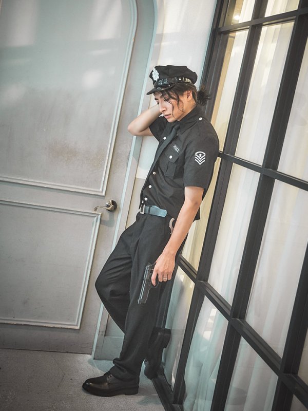 画像29: 【SALE!!】【即日発送】【ハロウィン】 ポリスコスプレ【コスプレ2点セット】【コスプレ5点セット】【XS-XLサイズ】【M-XLサイズ】[OF04-Bg/OF01-Bsv]