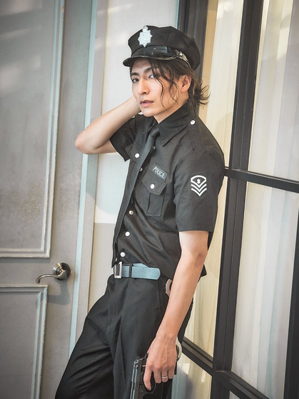 画像30: 【SALE!!】【即日発送】【ハロウィン】 ポリスコスプレ【コスプレ2点セット】【コスプレ5点セット】【XS-XLサイズ】【M-XLサイズ】[OF04-Bg/OF01-Bsv]