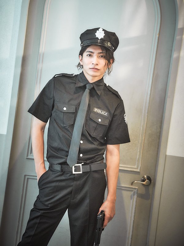 画像31: 【SALE!!】【即日発送】【ハロウィン】 ポリスコスプレ【コスプレ2点セット】【コスプレ5点セット】【XS-XLサイズ】【M-XLサイズ】[OF04-Bg/OF01-Bsv]