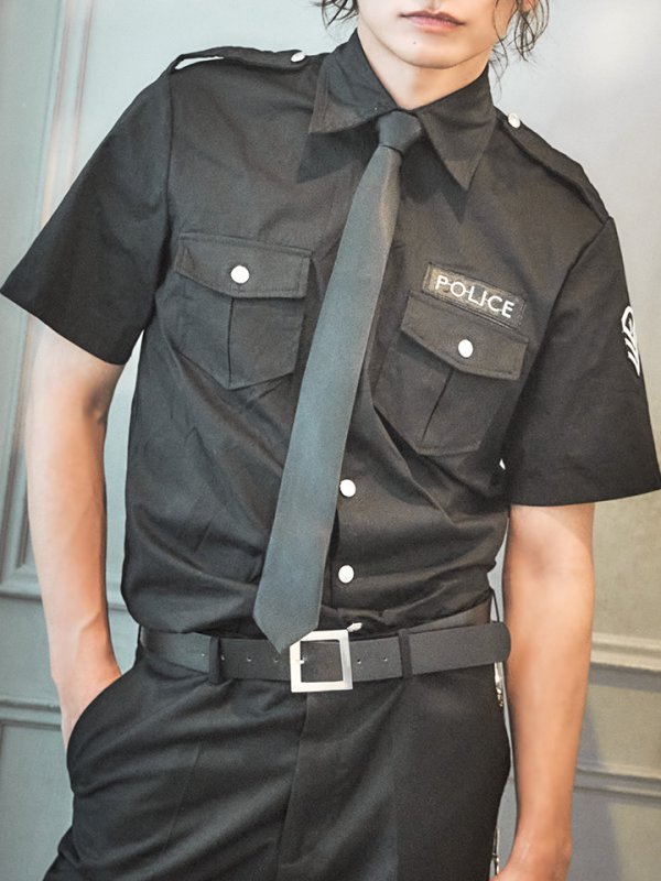 画像36: 【SALE!!】【即日発送】【ハロウィン】 ポリスコスプレ【コスプレ2点セット】【コスプレ5点セット】【XS-XLサイズ】【M-XLサイズ】[OF04-Bg/OF01-Bsv]