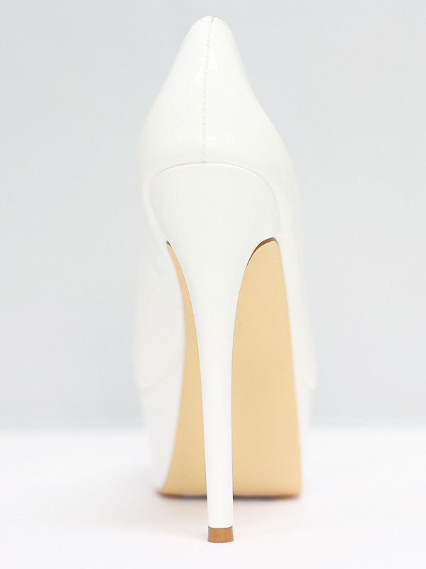 画像7: 【ANGEL R/エンジェルアール】14cmヒール/ エナメル/ オープントゥ/ ハイヒール/ サンダル[OF02]