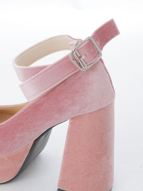 画像6: 【即日発送】1color/ 10cmヒール/ リボンモチーフ/ ハイヒール / パンプス/厚底 [OF03]