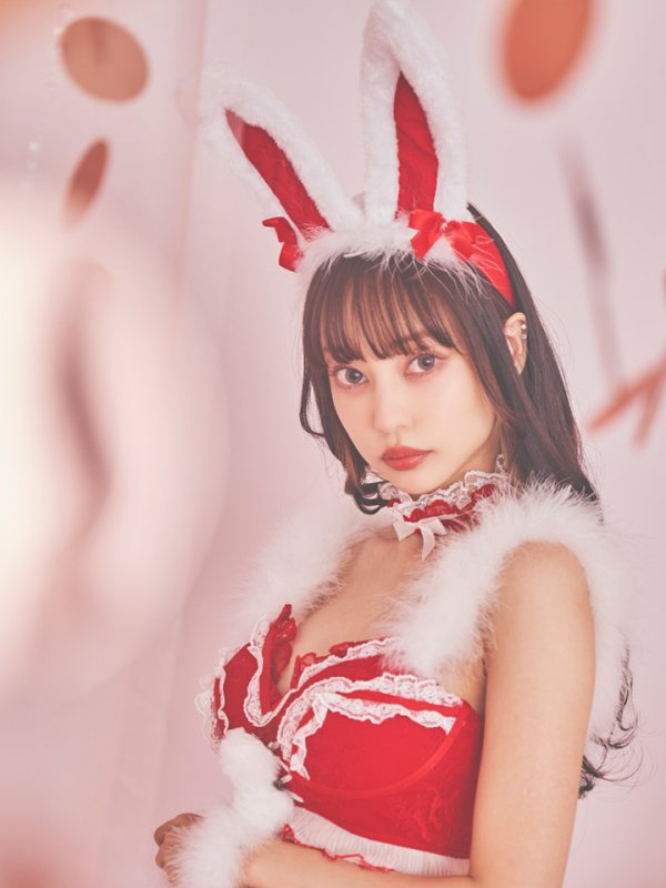 画像9: 【ノベルティ対象】【即日発送】セットアップバニーサンタ【sugar nine サンタコス 8点セット】【S-Lサイズ/2カラー】[YMT]