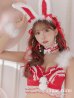 画像3: 【即日発送】【Malymoon x sugar コラボ】セットアップバニーサンタ【sugar nine サンタコス 8点セット】【S-Lサイズ/2カラー】[YMT]