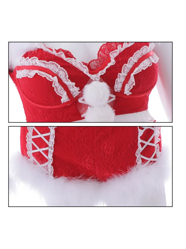 画像11: 【ノベルティ対象】【即日発送】セットアップバニーサンタ【sugar nine サンタコス 8点セット】【S-Lサイズ/2カラー】[YMT]