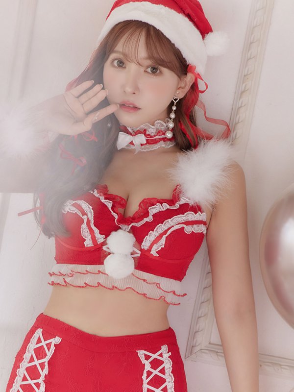 画像11: 【ノベルティ対象】【即日発送】【Malymoon x sugar コラボ】セットアップバニーサンタ【sugar nine サンタコス 8点セット】【S-Lサイズ/2カラー】[YMT]