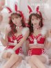 画像2: 【即日発送】【Malymoon x sugar コラボ】セットアップバニーサンタ【sugar nine サンタコス 8点セット】【S-Lサイズ/2カラー】[YMT] (2)
