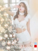 SALE!【sugar nine×マリームーンコラボ】【S-Mサイズ/3カラー】セットアップレースサンタコスプレ[YMT]