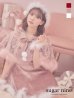 画像1: 【即日発送】【sugar nine サンタコス 5点セット】【S-XLサイズ/3カラー】ポンチョ付きフレアサンタコスプレ[YMT] (1)