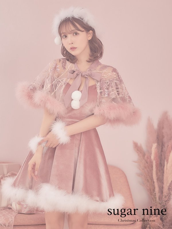 画像16: 【ノベルティ対象】【即日発送】【サンタコス 5点セット】【S-XLサイズ/3カラー】ポンチョ付きフレアサンタコスプレ[YMT]