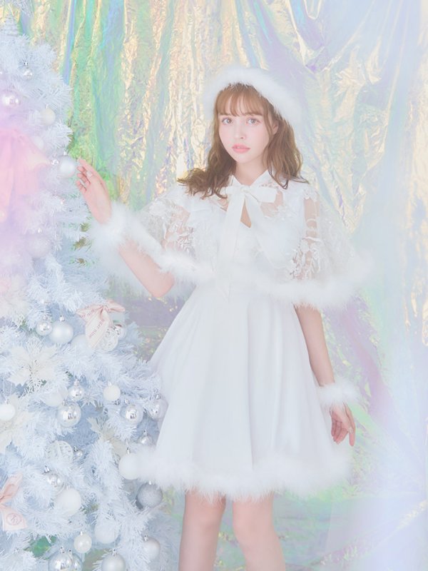 画像23: 【ノベルティ対象】【即日発送】【sugar nine サンタコス 5点セット】【S-XLサイズ/3カラー】ポンチョ付きフレアサンタコスプレ[YMT]