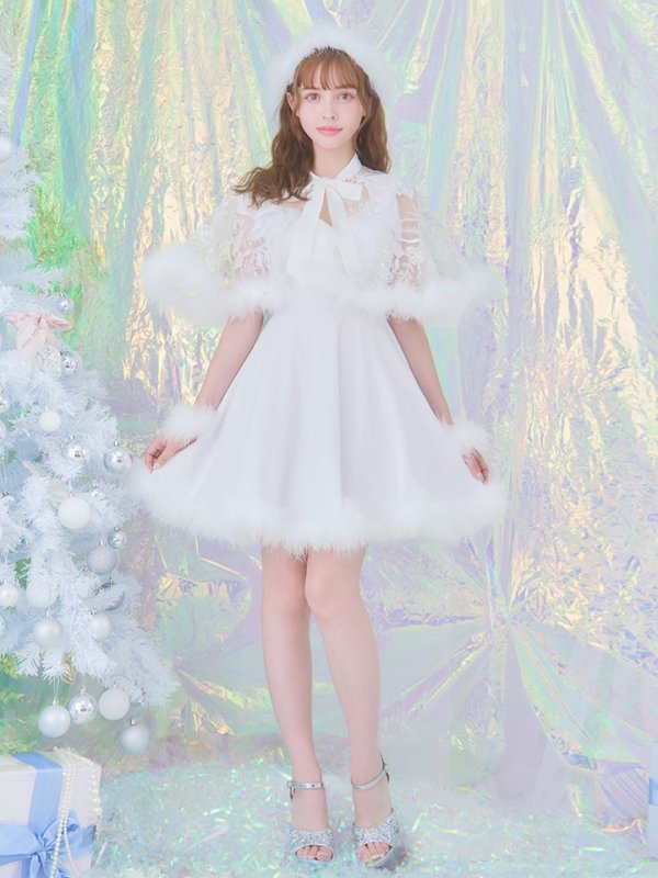 画像24: 【ノベルティ対象】【即日発送】【sugar nine サンタコス 5点セット】【S-XLサイズ/3カラー】ポンチョ付きフレアサンタコスプレ[YMT]