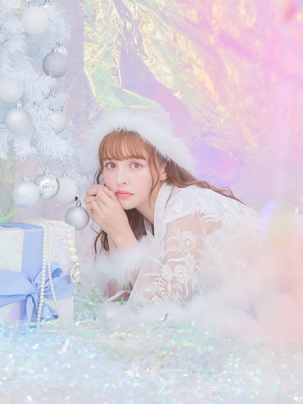 画像8: 【ノベルティ対象】【即日発送】【サンタコス 5点セット】【S-XLサイズ/3カラー】ポンチョ付きフレアサンタコスプレ[YMT]