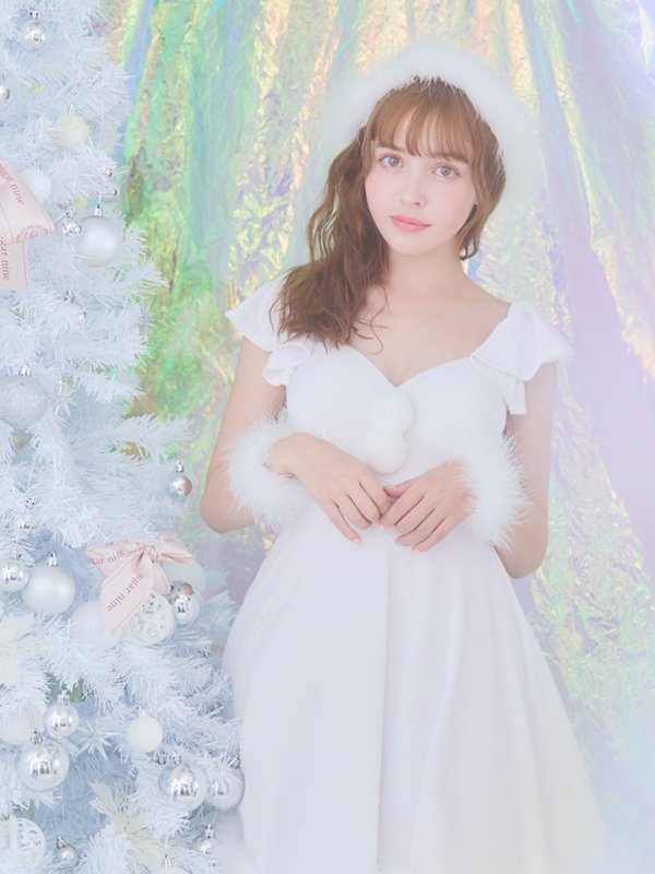 画像16: 【ノベルティ対象】【即日発送】【サンタコス 5点セット】【S-XLサイズ/3カラー】ポンチョ付きフレアサンタコスプレ[YMT]