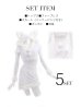画像18: 【即日発送！】【XS-XLサイズ/3カラー】セットアップベロアバニーサンタコスプレ[YMT]