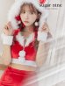 画像22: 【即日発送！】【XS-XLサイズ/3カラー】ベロアフードバニーセットアップサンタコスプレ[YMT]