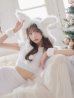 画像9: 【即日発送！】【XS-XLサイズ/3カラー】セットアップベロアホワイトバニーサンタコスプレ[YMT]