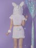 画像6: 【即日発送！】【XS-XLサイズ/3カラー】セットアップベロアホワイトバニーサンタコスプレ[YMT]